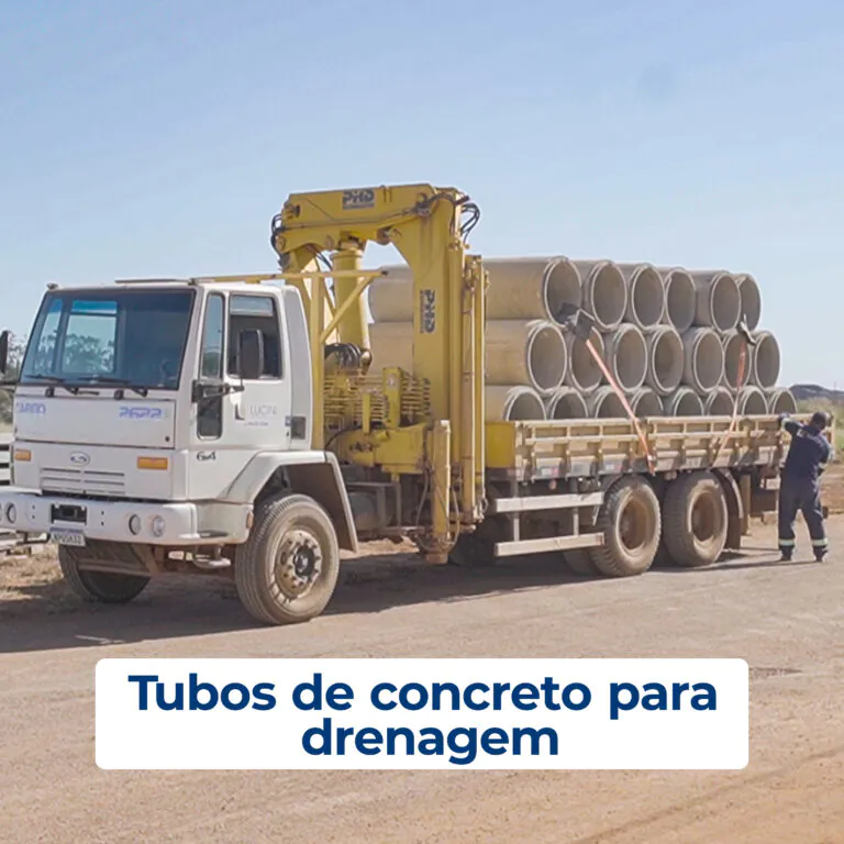 Tubos de concreto para drenagem
